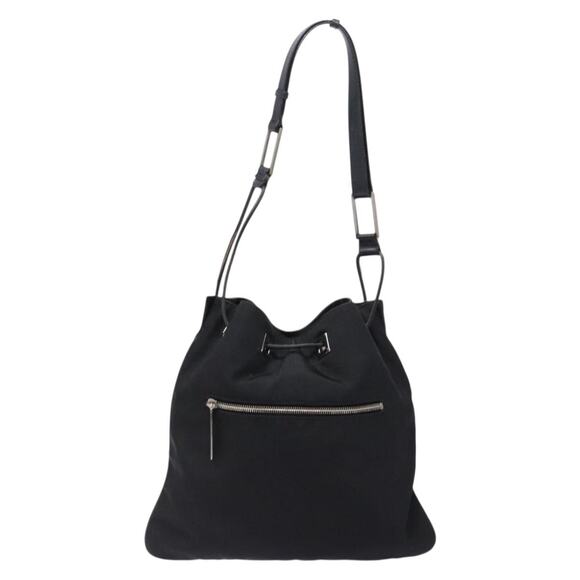 GUCCI Shoulder Bag Canvas Black Silver 001 001 - Picture 2 of 16